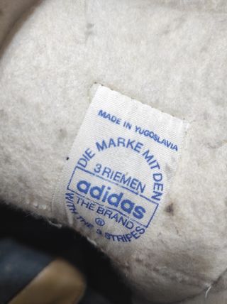 Patines sobre hielo.Adidas Fussen años 70/80'S