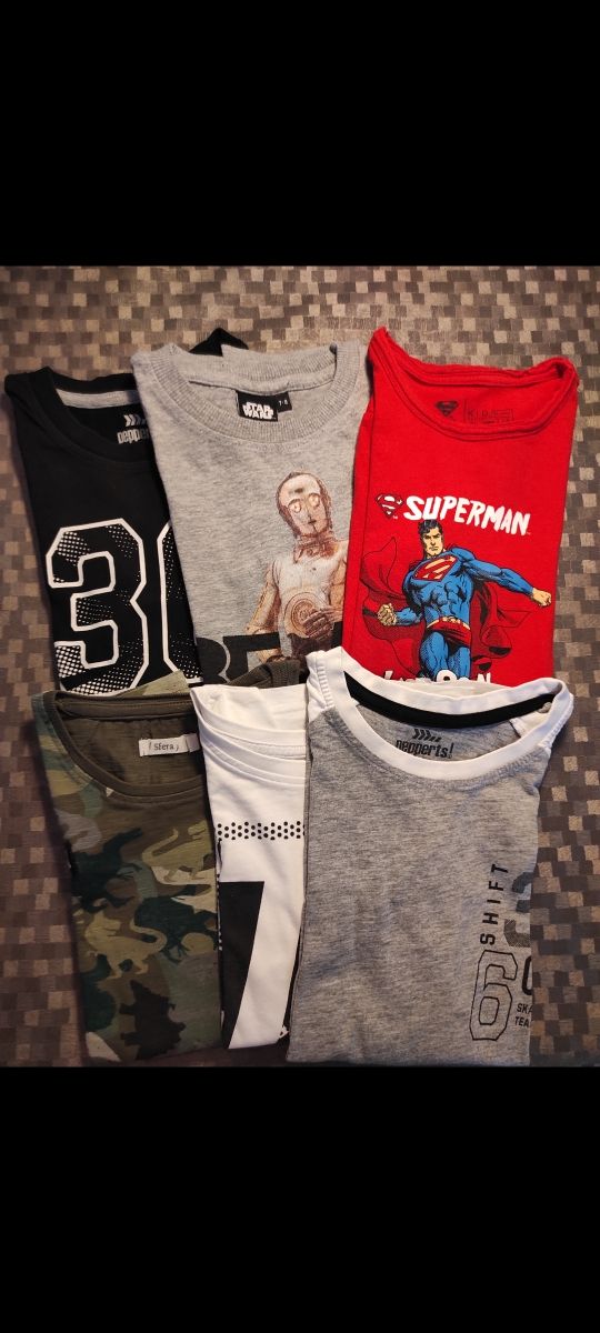 LOTE CAMISETAS MANGA LARGA 6/8 AÑOS (122/128)