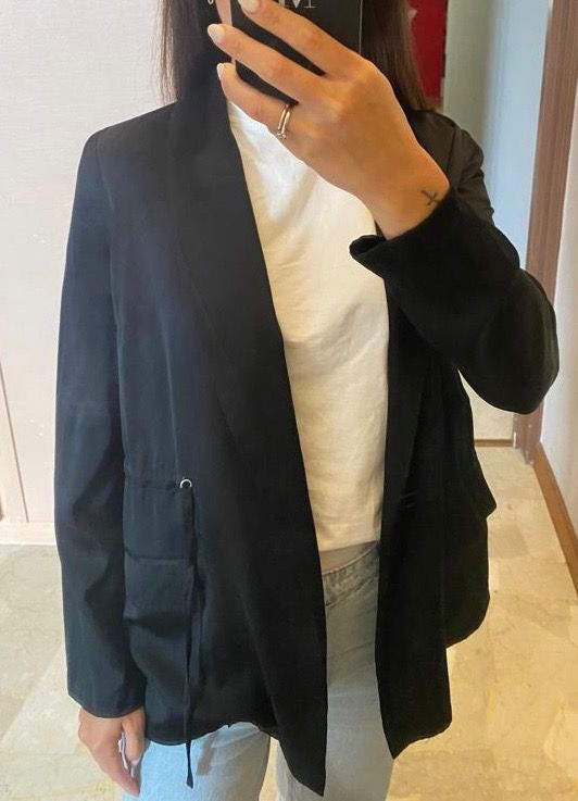 Cardigan Max&Moi Paris Donna Nero seta tg 34 eu