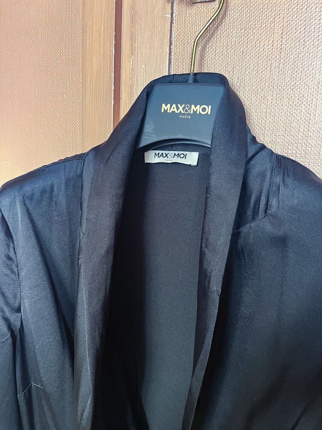 Cardigan Max&Moi Paris Donna Nero seta tg 34 eu