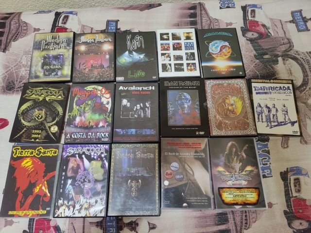varios dvd heavy metal