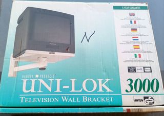 soporte televisión negro