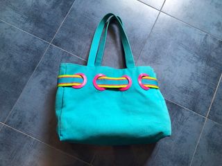 Bolso Verano azul y rosa
