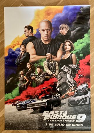 Poster Cine Fast and Furious 9