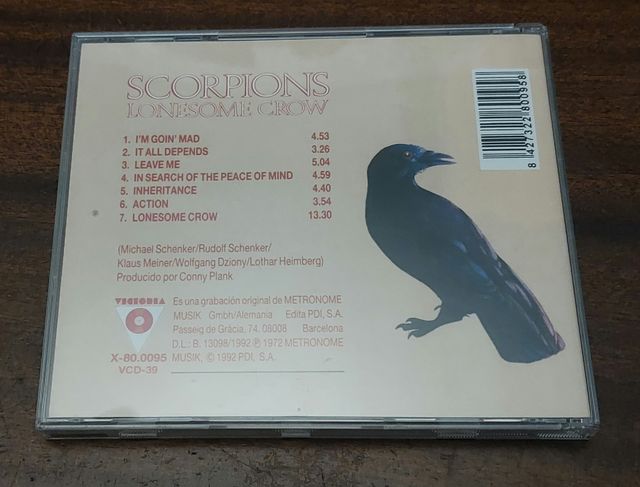 [CD] Scorpions - Corvo solitario