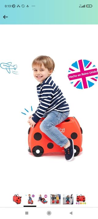 trunki maleta correpasillos mariquitita