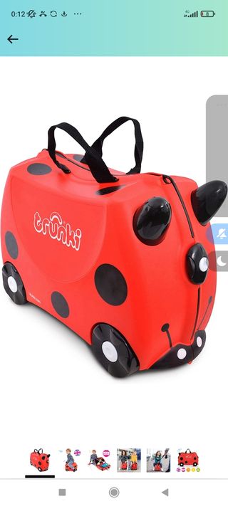trunki maleta correpasillos mariquitita
