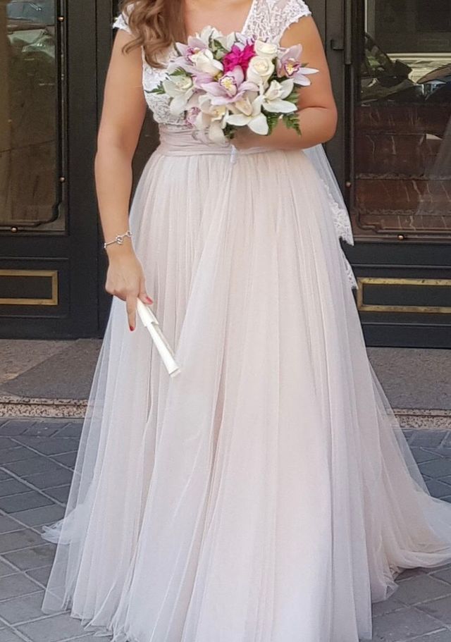 Vestido Novia Rosa Clará 42