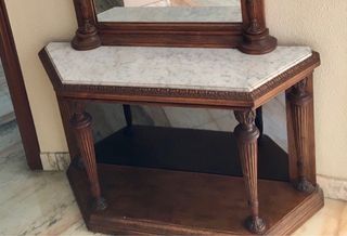 Mueble recibidor de madera