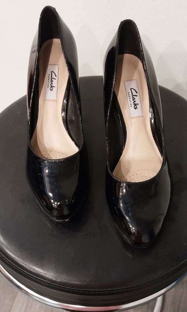 Decollete Black in vernice. Misura UK 5. Italia 38