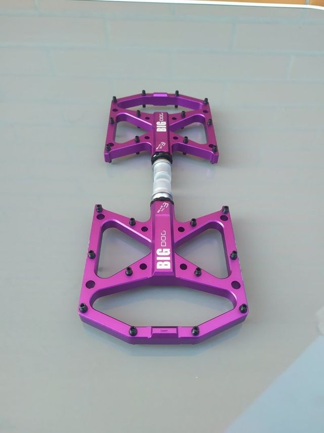 Pedales SMS Big Dog violetas. NUEVOS. ENVÍO!!!!
