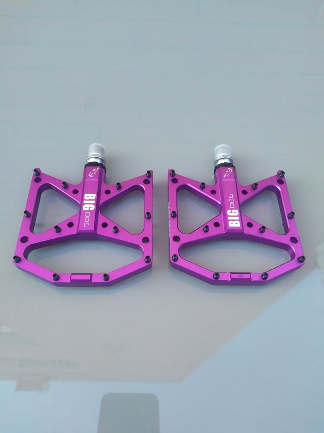 Pedales SMS Big Dog violetas. NUEVOS. ENVÍO!!!!