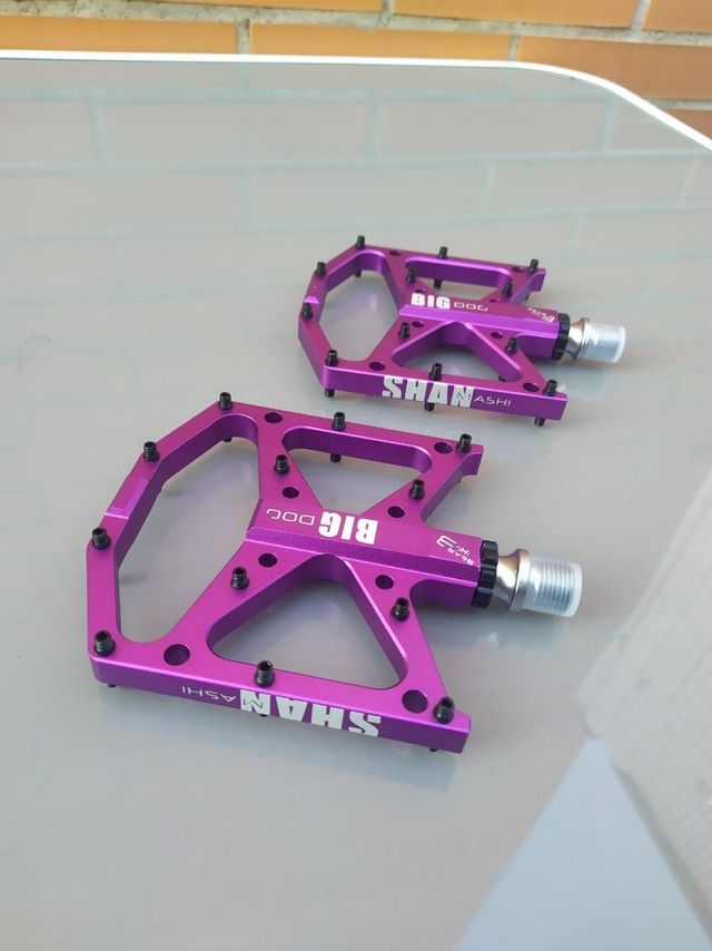 Pedales SMS Big Dog violetas. NUEVOS. ENVÍO!!!!