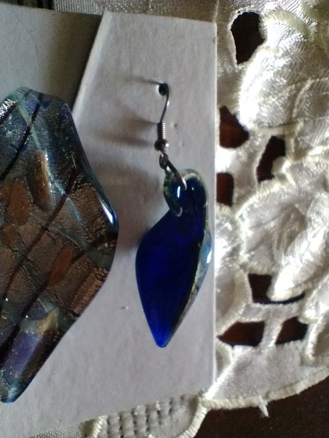 PARURE COLLANA ORECCHINI IN VETRO Bijoux colocar