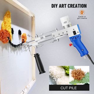  Tufting gun 7-21mm, Pistola tufting cut pile 5-40