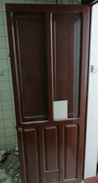 Puerta exterior patio