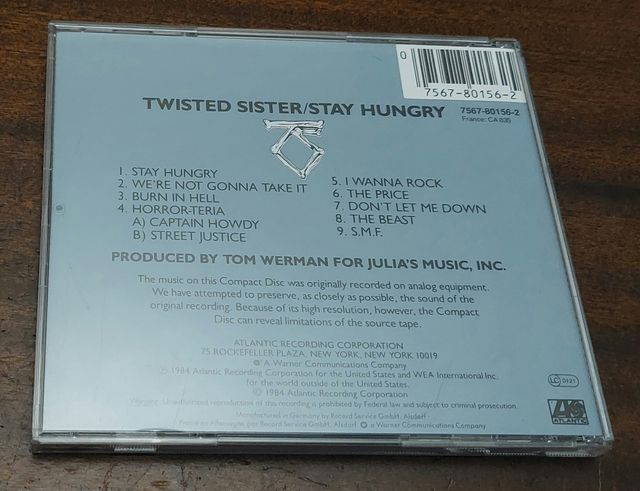 [CD] Twisted Sister - Resta affamato