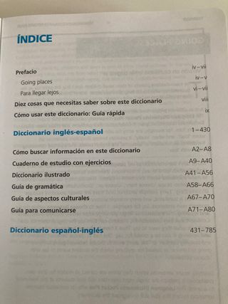 Diccionario Español/ Inglés