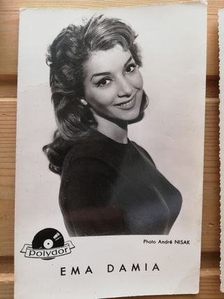 Lote fotografías actriz y cantante Ema Damia