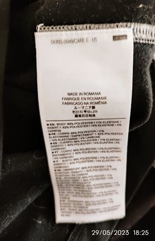 Camiseta Térmica Skins Carbonyte