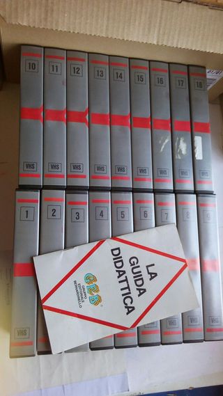 vhs video cassette aiuto per la scuola