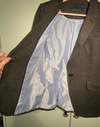 Americana gris ZARA Talla S