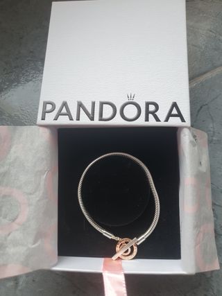 Pulsera Pandora Signature cadena