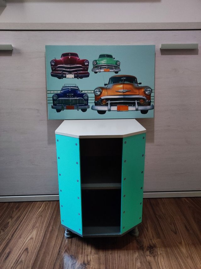 Mesita i cuadro vertbaudet