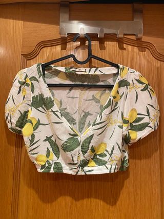 Crop top de pull and bear