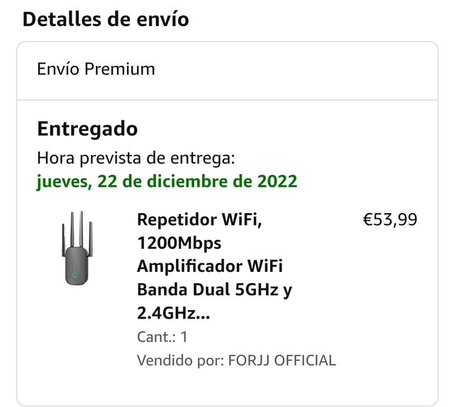 Estensore wifi 1200Mbps 802.11a/b/g/n/ac