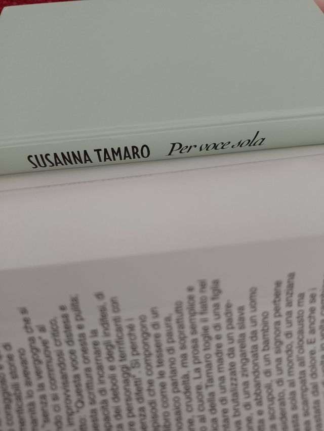 Libri "Va dove ti porta il cuore"-"Per voce sola"