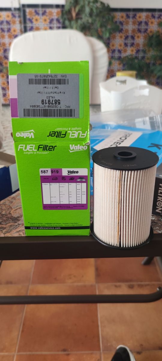 pastillas de freno , filtro de aire y gasoil