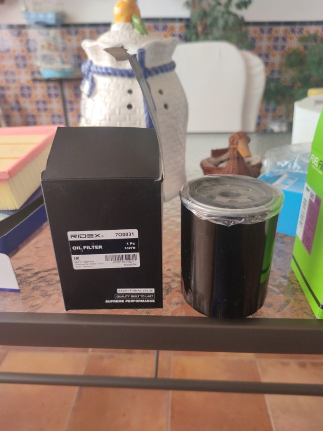 pastillas de freno , filtro de aire y gasoil