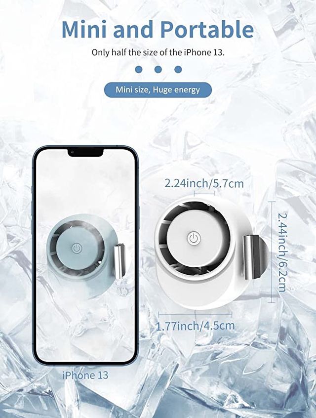 Ventilador Cintura portátil USB Recargable NUEVO