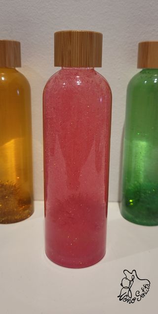 Botellas sensoriales de la calma