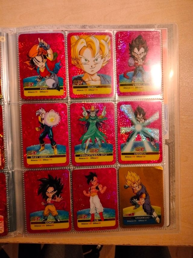 Over 150 Dragon Ball Lamincards with Binders