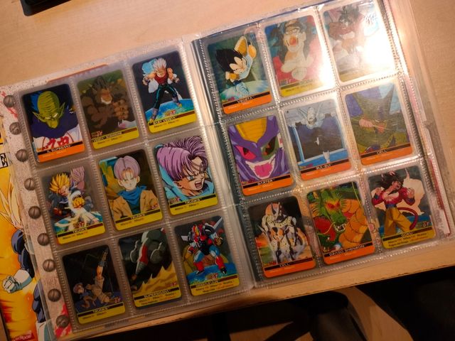 Over 150 Dragon Ball Lamincards with Binders