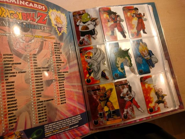 Over 150 Dragon Ball Lamincards with Binders