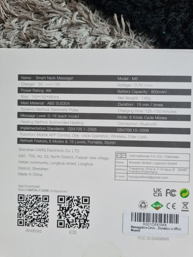 MASAJEADOR CERVICAL PROFESIONAL