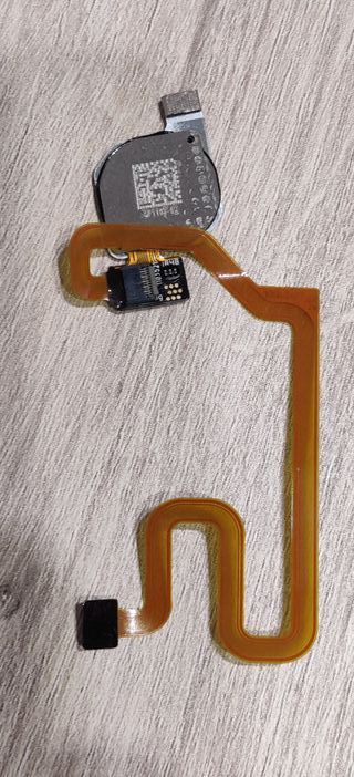 Tasto per impronte digitali per Huawei Honor 8x blu. Nuovo