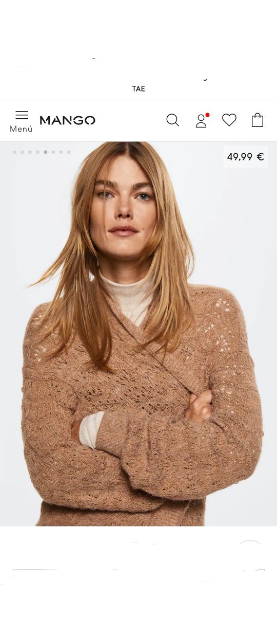 Cárdigan Mango nuevo T.XS