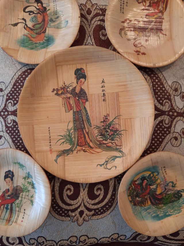 Sottobicchieri e sottobottiglia in bamboo