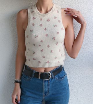 Camiseta punto flores NUEVA 