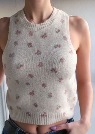Camiseta punto flores NUEVA 