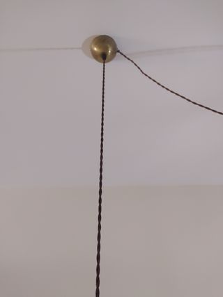 2 Lamparas colgantes 1 cristal templado