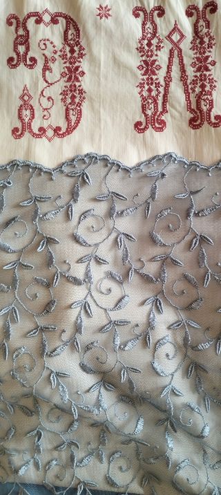 BLUSA PRECIOSA BORDADA en el TUL y con forro