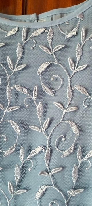 BLUSA PRECIOSA BORDADA en el TUL y con forro