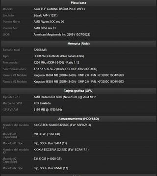 PC Asus TUF GAMING