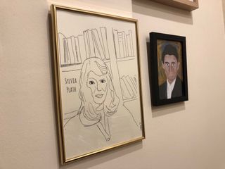 Sylvia Plath Ilustración Libreria Poesía arte