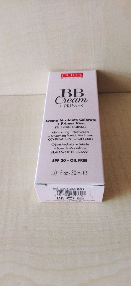 Pupa BB Cream + Primer spf20 oil free 001  30  ml 